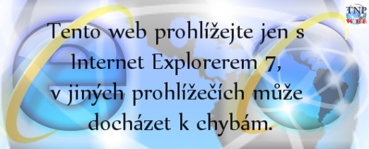 IE7 pro nejlepší zobrazení webu